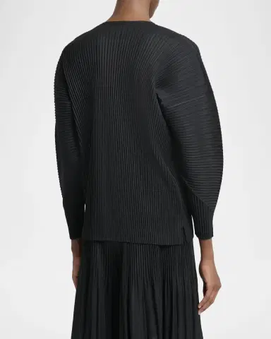 Homme Plissé Issey Miyake Men 's Pleated Long-Sleeve Shirt | Thumbnail 3 Homme Plissé Issey Miyake Men 's Pleated Long-Sleeve Shirt | Thumbnail 3