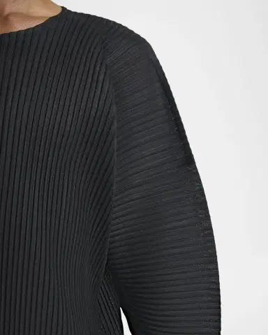 Homme Plissé Issey Miyake Men 's Pleated Long-Sleeve Shirt | Thumbnail 5 Homme Plissé Issey Miyake Men 's Pleated Long-Sleeve Shirt | Thumbnail 5