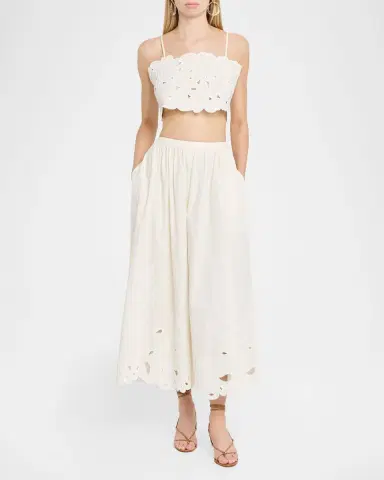 Cinq à Sept Espe Paisley Bloom Midi Skirt | Thumbnail 2 Cinq à Sept Espe Paisley Bloom Midi Skirt | Thumbnail 2