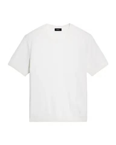 Theory Men's Damian Textured Knit Short-Sleeve Sweater | Thumbnail 1 Theory Men's Damian Textured Knit Short-Sleeve Sweater | Thumbnail 1