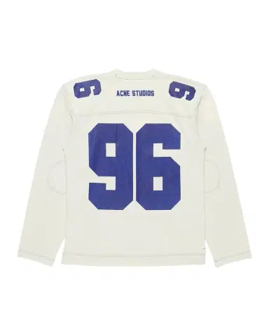 Acne Studios Men's Cotton 1996 Varsity Long-Sleeve T-Shirt | Thumbnail 1 Acne Studios Men's Cotton 1996 Varsity Long-Sleeve T-Shirt | Thumbnail 1