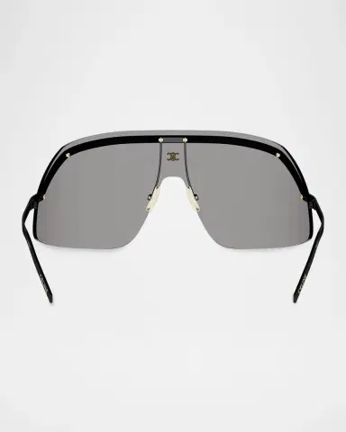 Celine Morning Shade Metal Mask Sunglasses | Thumbnail 4 Celine Morning Shade Metal Mask Sunglasses | Thumbnail 4