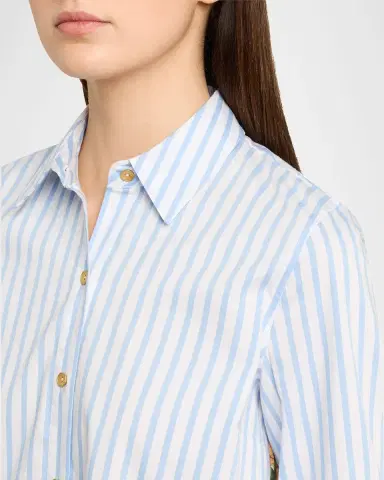 L'Agence Fawn Beach-Print Shirt | Thumbnail 5 L'Agence Fawn Beach-Print Shirt | Thumbnail 5