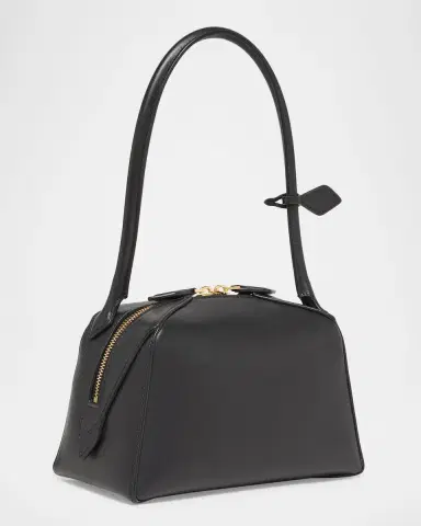 Alaïa Le Bouledogue Dome Leather Shoulder Bag | Thumbnail 3 Alaïa Le Bouledogue Dome Leather Shoulder Bag | Thumbnail 3