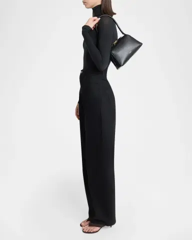 Alaïa Le Bouledogue Dome Leather Shoulder Bag | Thumbnail 5 Alaïa Le Bouledogue Dome Leather Shoulder Bag | Thumbnail 5