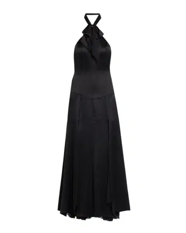 Cinq a Sept Monroe Silk Halter Dress | Thumbnail 1 Cinq a Sept Monroe Silk Halter Dress | Thumbnail 1