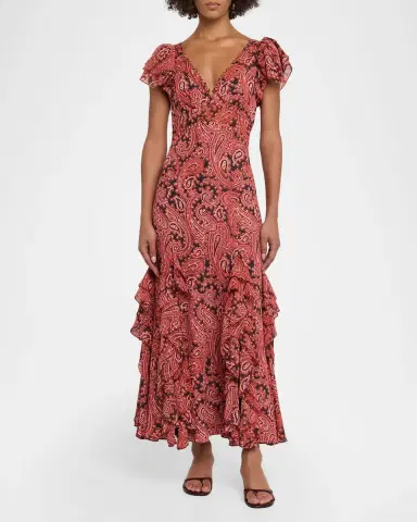 Cinq à Sept Hendrix Paisley Maxi Dress | Thumbnail 2 Cinq à Sept Hendrix Paisley Maxi Dress | Thumbnail 2