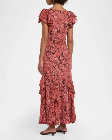 Cinq à Sept Hendrix Paisley Maxi Dress | Thumbnail 3 Cinq à Sept Hendrix Paisley Maxi Dress | Thumbnail 3