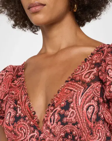 Cinq à Sept Hendrix Paisley Maxi Dress | Thumbnail 5 Cinq à Sept Hendrix Paisley Maxi Dress | Thumbnail 5