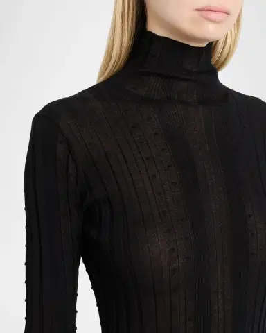 Proenza Schouler Monet Dress in Fine Bobble Knit | Thumbnail 4 Proenza Schouler Monet Dress in Fine Bobble Knit | Thumbnail 4