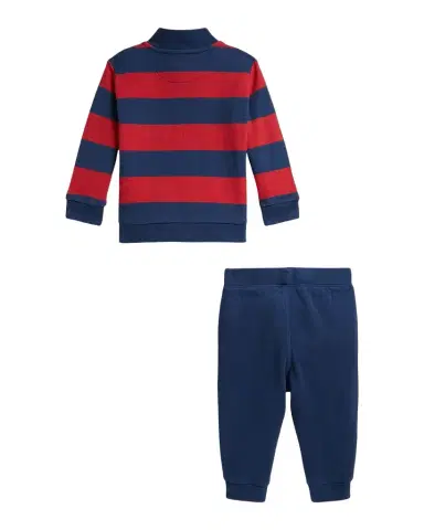 Polo Ralph Lauren Boy's Estate-Rib Cotton Pullover & Pants Set, Size 3M-24M | Thumbnail 1 Polo Ralph Lauren Boy's Estate-Rib Cotton Pullover & Pants Set, Size 3M-24M | Thumbnail 1
