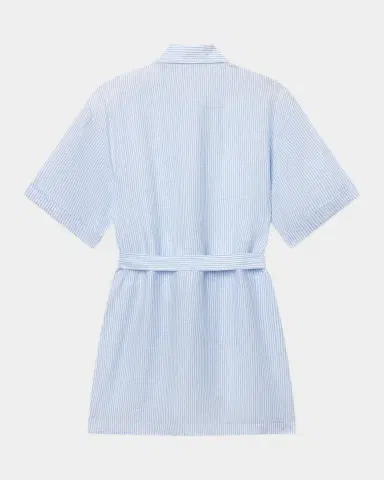 FRAME The Linen Belted Mini Shirtdress | Thumbnail 5 FRAME The Linen Belted Mini Shirtdress | Thumbnail 5