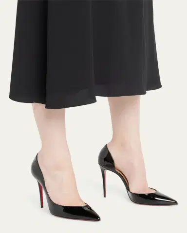 Christian Louboutin 100mm Iriza Patent Open-Side Pumps | Thumbnail 2 Christian Louboutin 100mm Iriza Patent Open-Side Pumps | Thumbnail 2