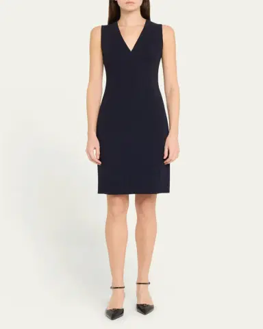 Akris Sleeveless V-Neck Dress | Thumbnail 4 Akris Sleeveless V-Neck Dress | Thumbnail 4