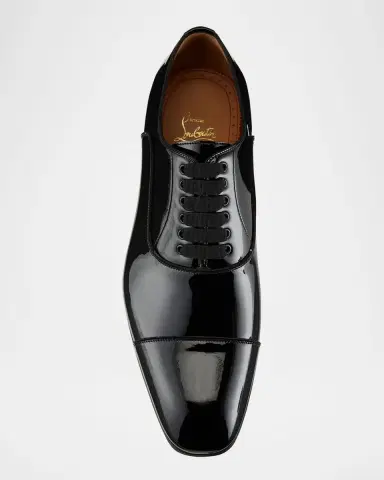 Christian Louboutin Greggo Men's Lace-Up Leather Dress Shoes | Thumbnail 3 Christian Louboutin Greggo Men's Lace-Up Leather Dress Shoes | Thumbnail 3