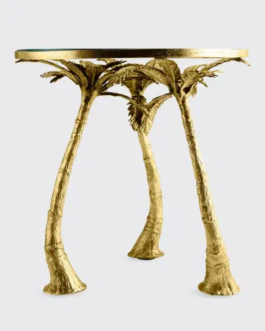 Michael Aram Palm Accent Table | Thumbnail 2 Michael Aram Palm Accent Table | Thumbnail 2