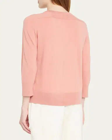Loro Piana Girocollo Manica Neo Piuma Cashmere Sweater | Thumbnail 11 Loro Piana Girocollo Manica Neo Piuma Cashmere Sweater | Thumbnail 11