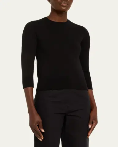 Loro Piana Girocollo Manica Neo Piuma Cashmere Sweater | Thumbnail 4 Loro Piana Girocollo Manica Neo Piuma Cashmere Sweater | Thumbnail 4