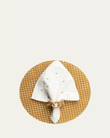 Kim Seybert Rattan Link Napkin Ring | Thumbnail 4 Kim Seybert Rattan Link Napkin Ring | Thumbnail 4