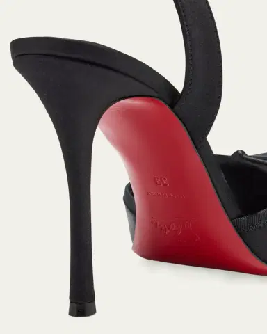 Christian Louboutin 100mm Cassia Silk Ankle-Tie Ballerina Pumps | Thumbnail 4 Christian Louboutin 100mm Cassia Silk Ankle-Tie Ballerina Pumps | Thumbnail 4