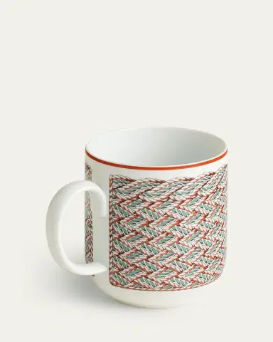 Hermes Tressages Equestres No. 2 Mug, 10 oz. | Thumbnail 2 Hermes Tressages Equestres No. 2 Mug, 10 oz. | Thumbnail 2