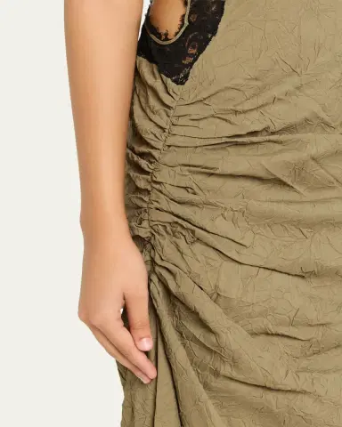 Christopher Esber Crinkle Satin Lace Twisted Cami Dress | Thumbnail 9 Christopher Esber Crinkle Satin Lace Twisted Cami Dress | Thumbnail 9
