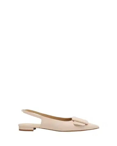 Manolo Blahnik Maylura Suede Slingback Ballerina Flats | Thumbnail 1 Manolo Blahnik Maylura Suede Slingback Ballerina Flats | Thumbnail 1