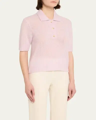 Lisa Yang Masy Cashmere Polo Sweater | Thumbnail 12 Lisa Yang Masy Cashmere Polo Sweater | Thumbnail 12