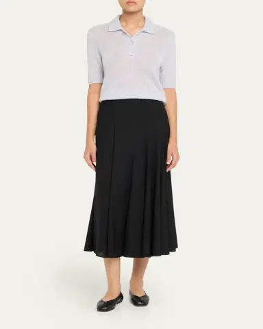 Lisa Yang Masy Cashmere Polo Sweater | Thumbnail 6 Lisa Yang Masy Cashmere Polo Sweater | Thumbnail 6