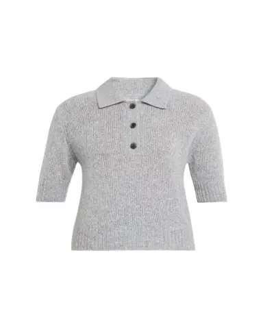 Lisa Yang Masy Cashmere Polo Sweater | Thumbnail 1 Lisa Yang Masy Cashmere Polo Sweater | Thumbnail 1