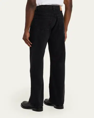 Jeanerica Men's Black Denim Straight-Leg Five-Pocket Pants | Thumbnail 3 Jeanerica Men's Black Denim Straight-Leg Five-Pocket Pants | Thumbnail 3