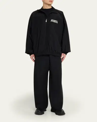 Balenciaga Men's Masking Tape Track Jacket | Thumbnail 2 Balenciaga Men's Masking Tape Track Jacket | Thumbnail 2