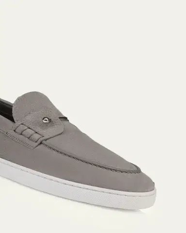 Christian Louboutin Men's Chambeliboat Flat Leather Boat Shoes | Thumbnail 3 Christian Louboutin Men's Chambeliboat Flat Leather Boat Shoes | Thumbnail 3