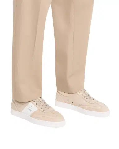 Christian Louboutin Men's Retero Nubuck Leather Low-Top Sneakers | Thumbnail 1 Christian Louboutin Men's Retero Nubuck Leather Low-Top Sneakers | Thumbnail 1