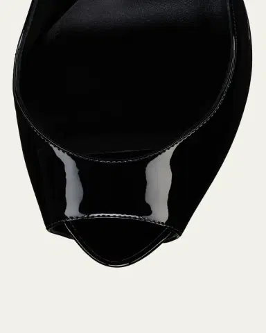 Christian Louboutin 120mm Lady Fanny Patent Leather Peep-Toe Pumps | Thumbnail 4 Christian Louboutin 120mm Lady Fanny Patent Leather Peep-Toe Pumps | Thumbnail 4