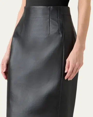 Akris Lamb Nappa Leather Pencil Skirt | Thumbnail 5 Akris Lamb Nappa Leather Pencil Skirt | Thumbnail 5