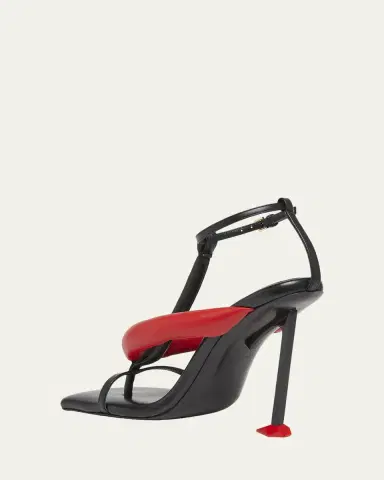 Givenchy 95mm Boudoir Leather Thong Sandals | Thumbnail 4 Givenchy 95mm Boudoir Leather Thong Sandals | Thumbnail 4