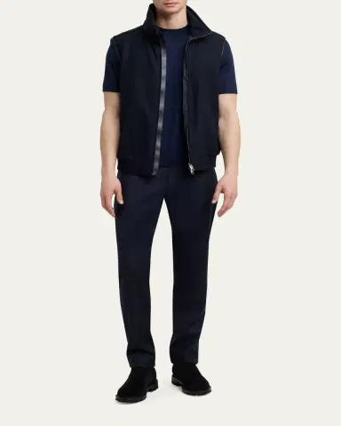Brioni Men's Wool Slim-Fit Jeans | Thumbnail 2 Brioni Men's Wool Slim-Fit Jeans | Thumbnail 2