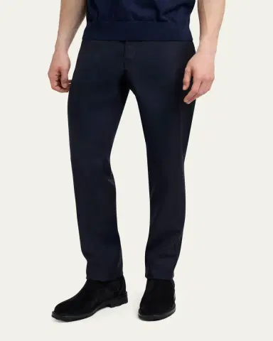 Brioni Men's Wool Slim-Fit Jeans | Thumbnail 4 Brioni Men's Wool Slim-Fit Jeans | Thumbnail 4