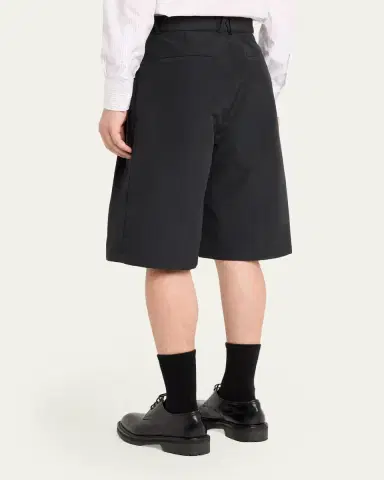 Willy Chavarria Men's Pleated Wide-Leg Shorts | Thumbnail 3 Willy Chavarria Men's Pleated Wide-Leg Shorts | Thumbnail 3