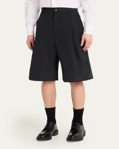 Willy Chavarria Men's Pleated Wide-Leg Shorts | Thumbnail 4 Willy Chavarria Men's Pleated Wide-Leg Shorts | Thumbnail 4