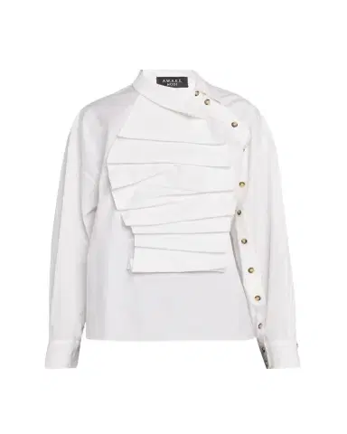 A.W.A.K.E. MODE Long-Sleeve Poplin Bib Top | Thumbnail 1 A.W.A.K.E. MODE Long-Sleeve Poplin Bib Top | Thumbnail 1