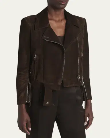 Tom Ford Suede Moto Jacket | Thumbnail 4 Tom Ford Suede Moto Jacket | Thumbnail 4