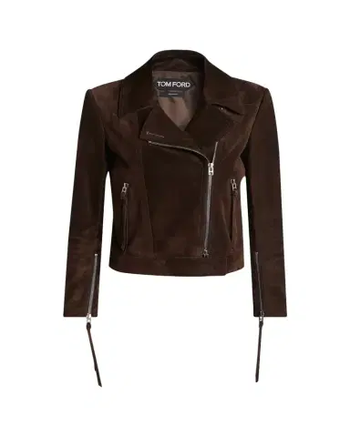 Tom Ford Suede Moto Jacket | Thumbnail 1 Tom Ford Suede Moto Jacket | Thumbnail 1