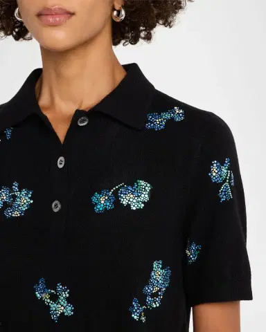 Libertine Bluebell Lane Cashmere Polo Sweater | Thumbnail 5 Libertine Bluebell Lane Cashmere Polo Sweater | Thumbnail 5