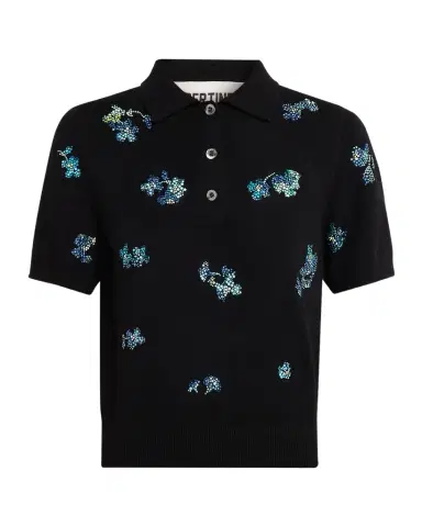 Libertine Bluebell Lane Cashmere Polo Sweater | Thumbnail 1 Libertine Bluebell Lane Cashmere Polo Sweater | Thumbnail 1