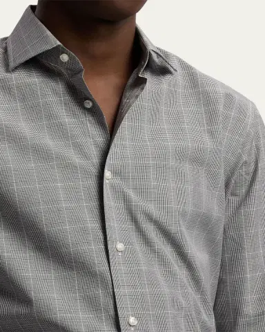 Ralph Lauren Purple Label Men's Glen Plaid Twill Classic-Fit Shirt | Thumbnail 5 Ralph Lauren Purple Label Men's Glen Plaid Twill Classic-Fit Shirt | Thumbnail 5