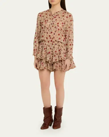 Etoile Isabel Marant Maria Floral Cotton Top | Thumbnail 2 Etoile Isabel Marant Maria Floral Cotton Top | Thumbnail 2