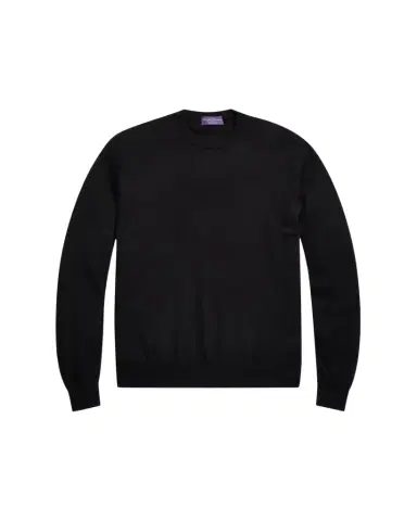 Ralph Lauren Purple Label Men's 18GG Cashmere Crewneck Sweater | Thumbnail 1 Ralph Lauren Purple Label Men's 18GG Cashmere Crewneck Sweater | Thumbnail 1