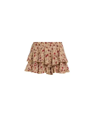 Etoile Isabel Marant Jocadia Floral Ruffled Cotton Miniskirt | Thumbnail 1 Etoile Isabel Marant Jocadia Floral Ruffled Cotton Miniskirt | Thumbnail 1